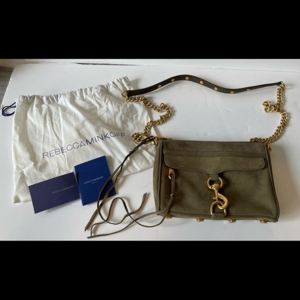 Mini MAC Convertible Crossbody Bag Rebecca Minkoff Green